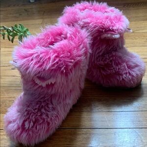 Pink UGGs with cat/monster ears RARE